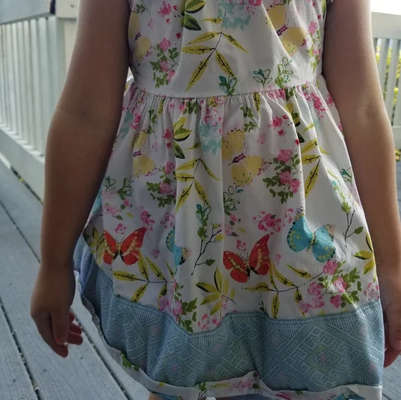 Matilda Jane baby girl toddler butterfly dress sz 4 - Picture 4 of 16